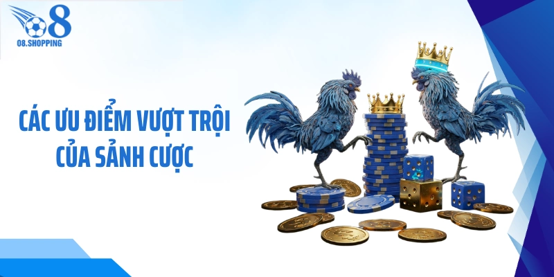 Các ưu điểm vượt trội của sảnh cược